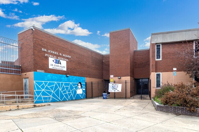 Dr Ethel D Allen School Entrance