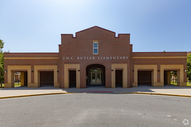 Entrance of Butler Elementary School in Savannah, GA.