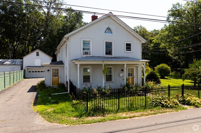 Some single-family homes cluster in the village of Red Hook.