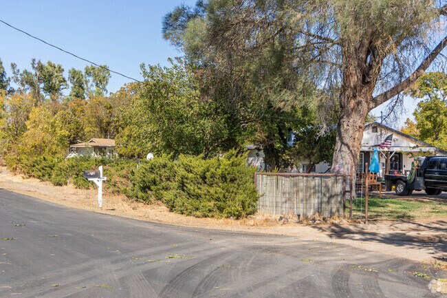 Residential streets in Whitley Gardens are full of foliage.