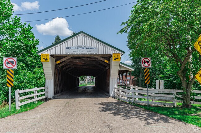 Newton Falls is known for its covered bridge, one of the oldest in Ohio.
