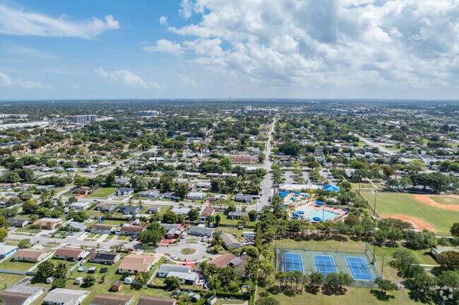 The Majority of people living in West Perrine rent their homes offering a sparse suburban feel.