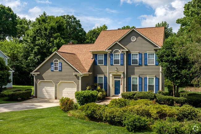 Traditional architectural style homes are a popular choice in Bradfield Farms.