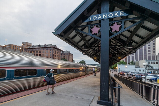 Amtrak is super convenient to Downtown Roanoke with several departures per day.