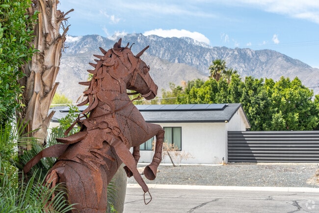 Enjoy the quiet, tree-lined streets and friendly neighbors of Gene Autry, a serene place to live with stunning desert vistas.