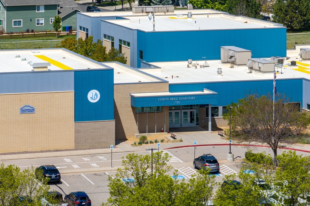 Coyote Ridge Elementary School in Fort Collins has a student-teacher ratio of 17 to 1.