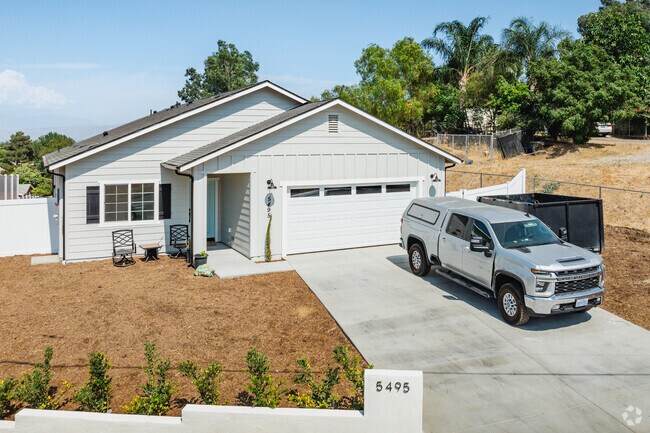 Newer contemporary homes can be found in the La Sierra Acres neighborhood.