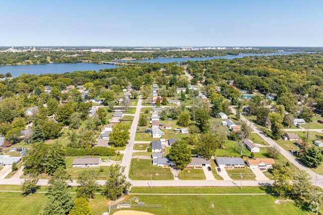 Lake Decatur sits west of the Muffley neighborhood in Decatur, IL.