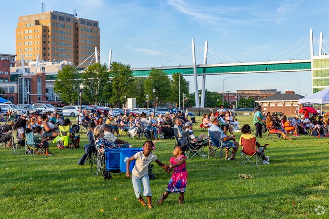 Rhythm on the River at LeClaire Park near West End a great yearly family event.