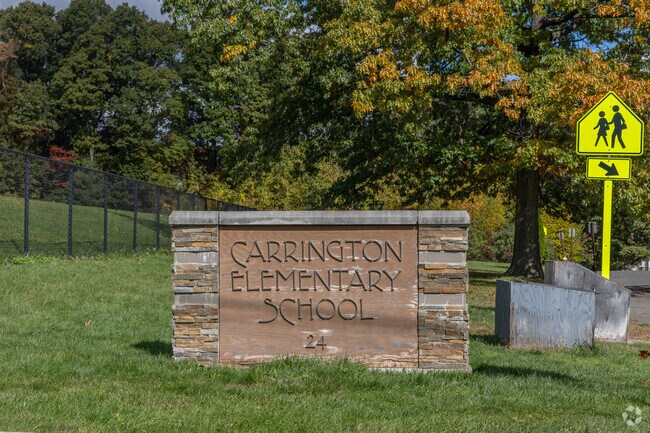 Carrington Elementary School is located on Kenmore Avenue in Waterbury, Connecticut.