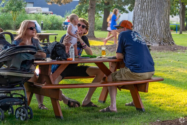 Hartland Beer Garden near Erin is a popular summer gathering spot.