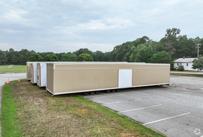 Mobile classrooms are about to be installed at Sherrills Ford Elementary School.