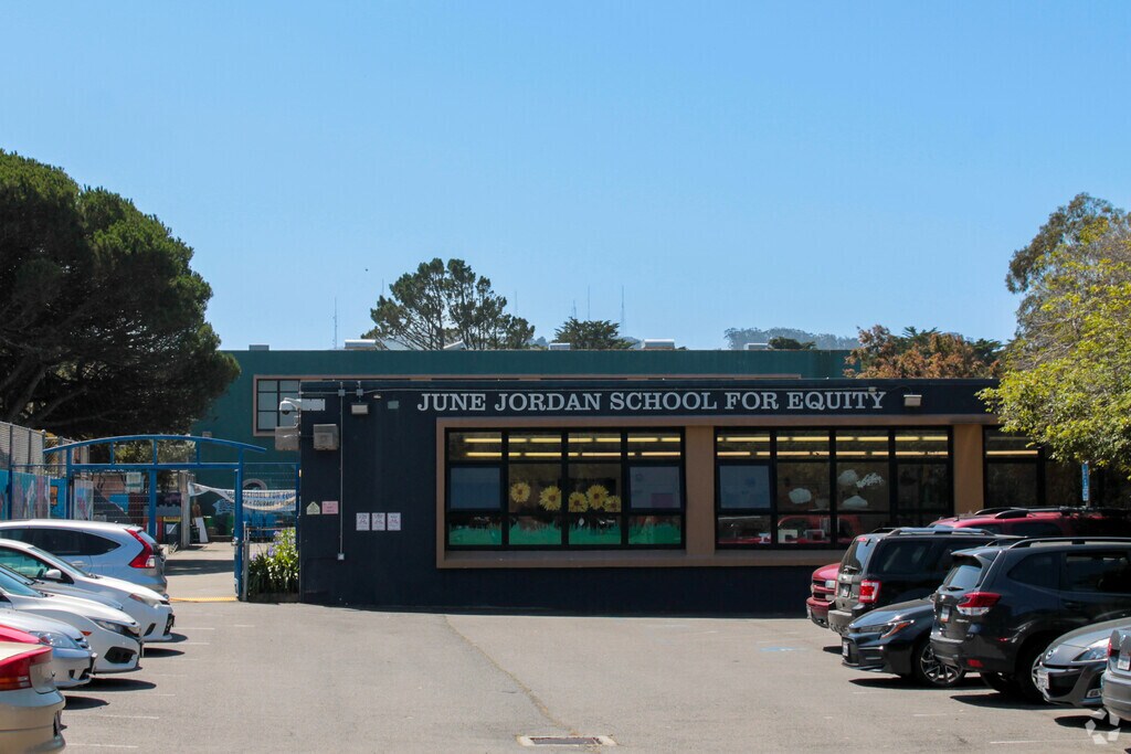 June Jordan School For Equity provides education in the neighborhood of 
Excelsior