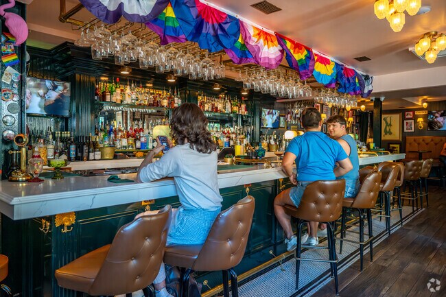 The Little Gay Pub is a popular gay bar serving craft cocktails and more.