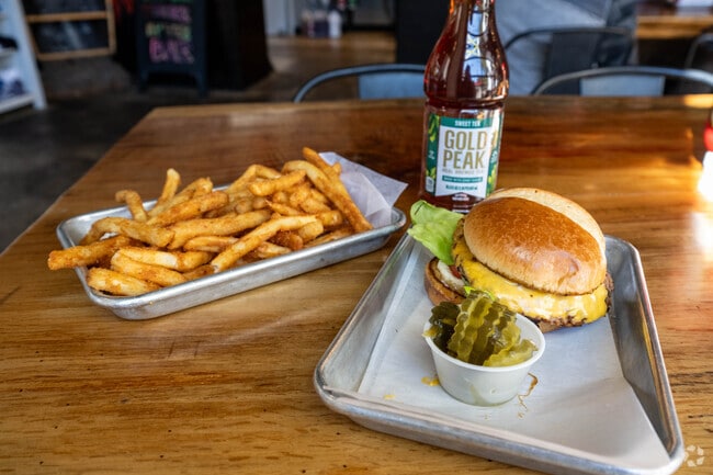 Grab a burger and fries at Campus Gas in Windsor Estates, Winston-Salem, NC.