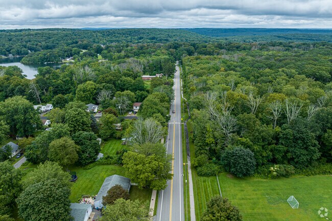 Coventry is characterized by wide open spaces criss-crossed by a few major roads.