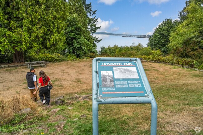 Harborview-Seahurst-Glenhaven residents enjoy a short hike to the beach at Howarth Park.