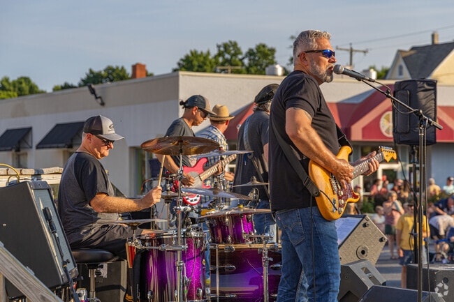 Every week from June to August, a new local band takes the stage at Frederick Road Fridays.