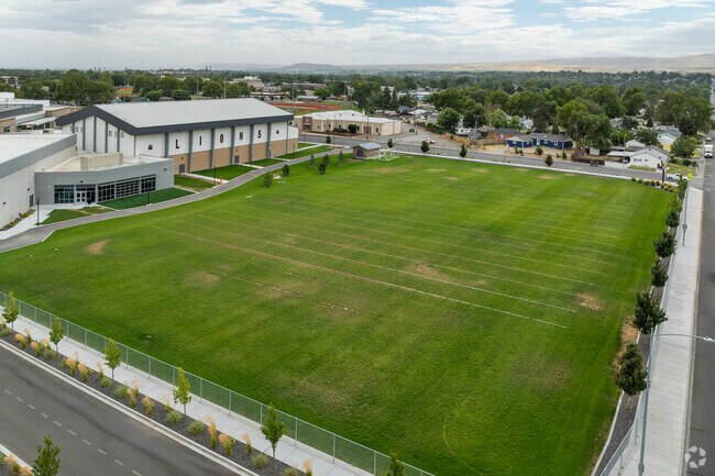 Kennewick High School serves the Kennewick City area.