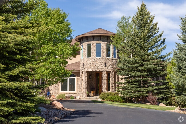 There are modern Victorian style homes boasting incredible stone work found in Kings Deer.