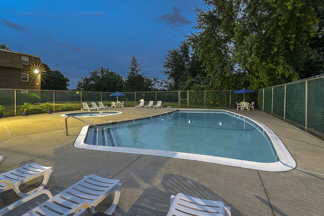 Relax by the pool in the evening