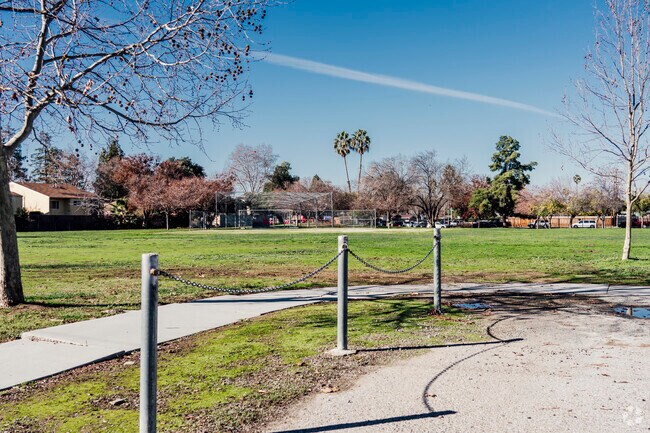 The field of Alpha: Blanca Alvarado School in San Jose, California.