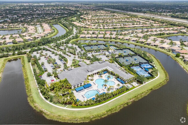 The Valencia Cove clubhouse and amenities are a focal point of the community.