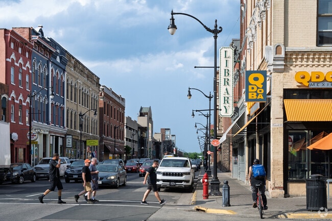 Historic Downtown La Crosse is filled with a variety of bars and restaurants.