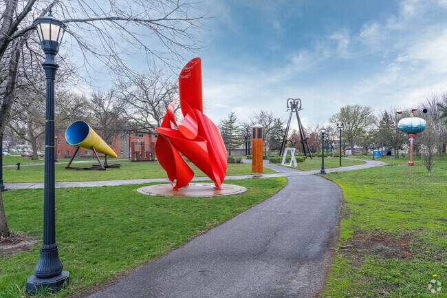 Western Sculpture Park has colorful installations, and open access for residents.