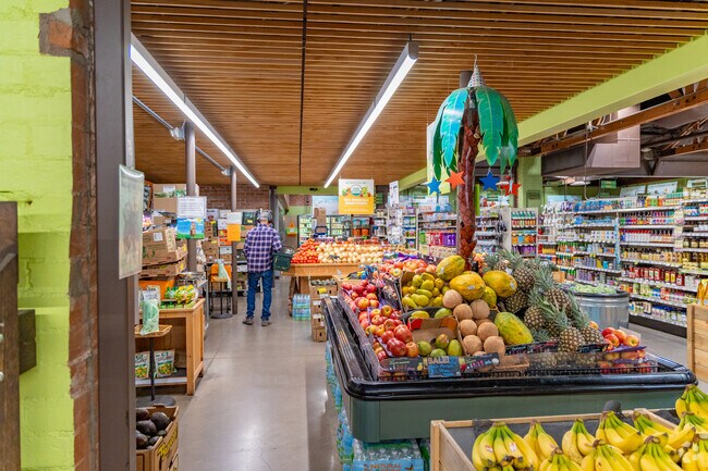 Natural Grocers is minutes from Poets Square and has an excellent selection of fresh food.