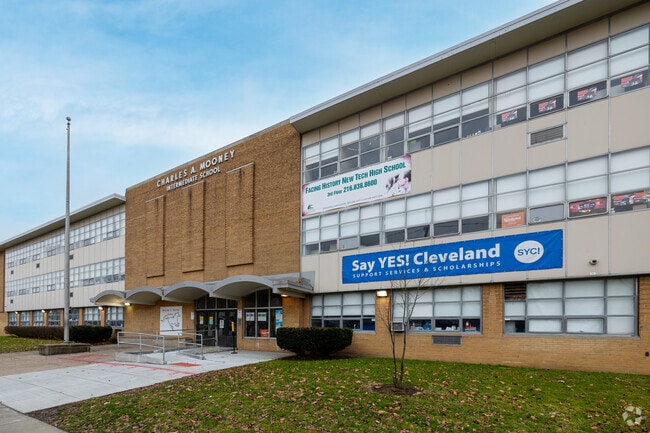 Charles A Mooney School stands as a beacon of learning.