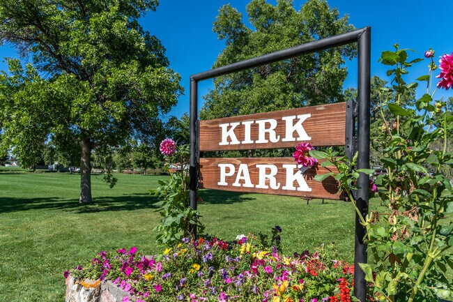 Kirk Park is a beautiful community park with many amenities.