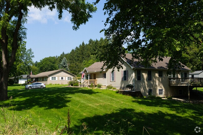 Saline Township’s tree-lined neighborhoods offer shady porches and a relaxed suburban feel.