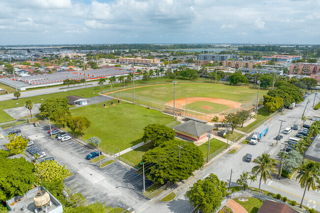 Twin Lakes Elementary School baseball field in Hialeah, FL.