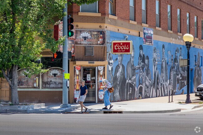 Murals on historical buildings bring vibrance to the Bessemer neighborhood.