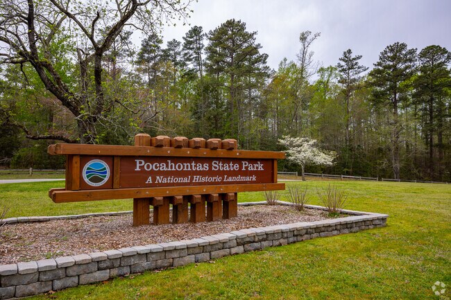 Pocahontas State Park, just 15 minutes from Chester, has more than 90 miles of trail for users of all skill levels.