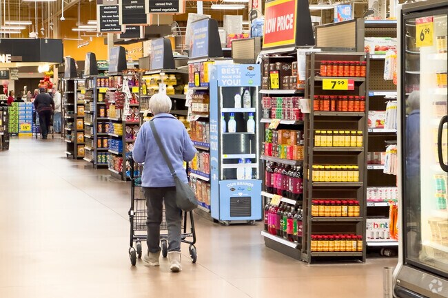 Stores like Kroger and delicious restaurants can be conveniently be found off Iron Bridge Road.