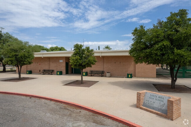 Santa Rita High School serves older students in Saguaro Canyon.