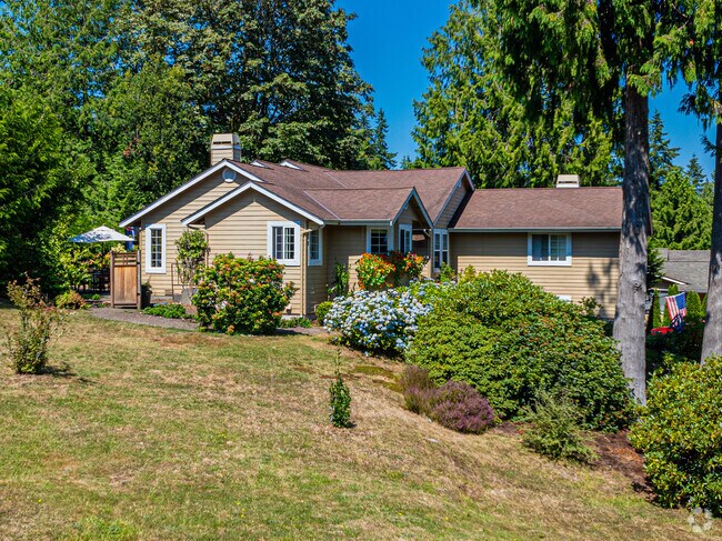A charming cottage style home in the Port Ludlow neighborhood.