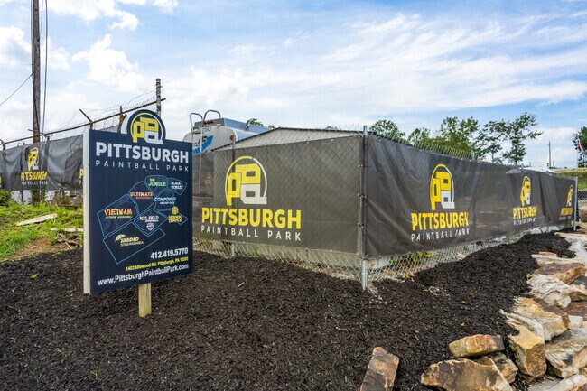 Pittsburgh Paintball Park is located in East Carnegie on Idlewood Road.