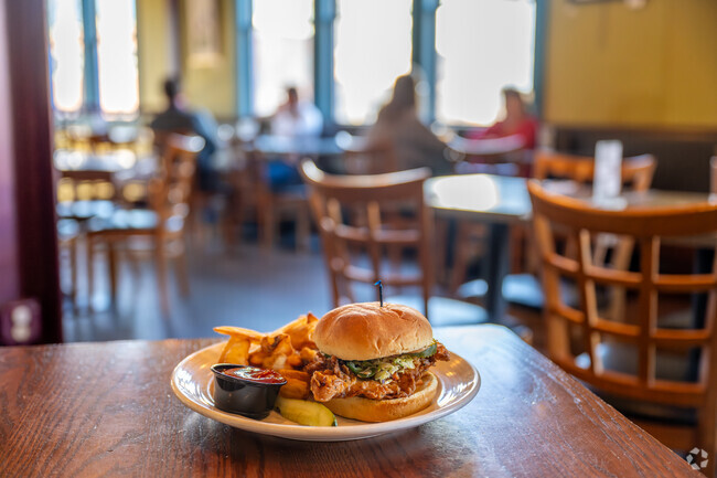 The fried chicken sandwich from Franklins in Hyattsville.