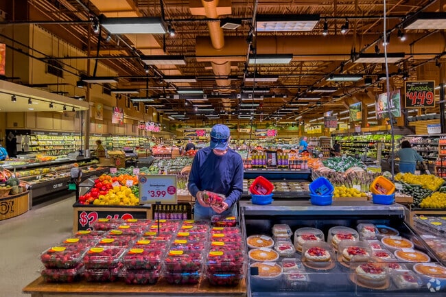 Interlaken is home to Wegmans and other fresh grocery options.