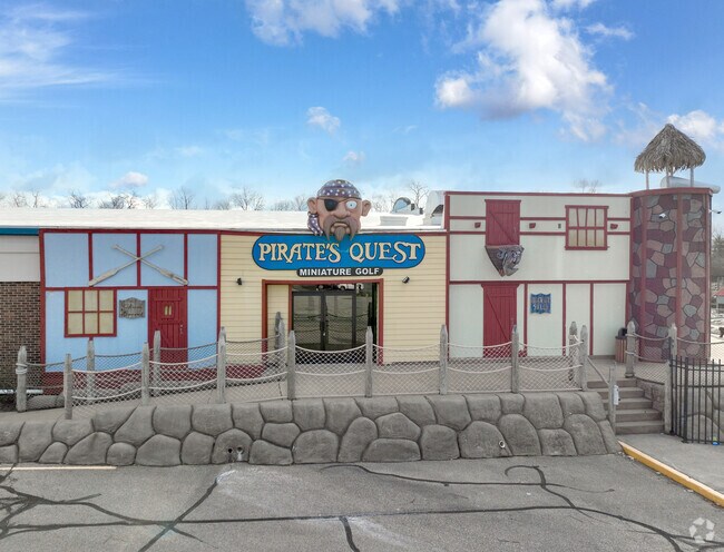 Pirates Quest offers putt-putt in the Keystone at the Crossing neighborhood.