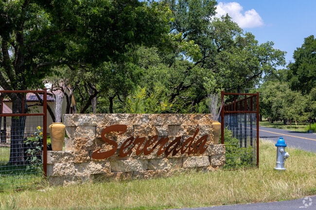The quaint and picturesque neighborhood of Serenada in Georgetown, Texas.