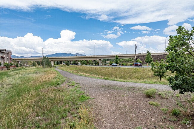 The urban trail system runs right through the University Heights neighborhood in Flagstaff.