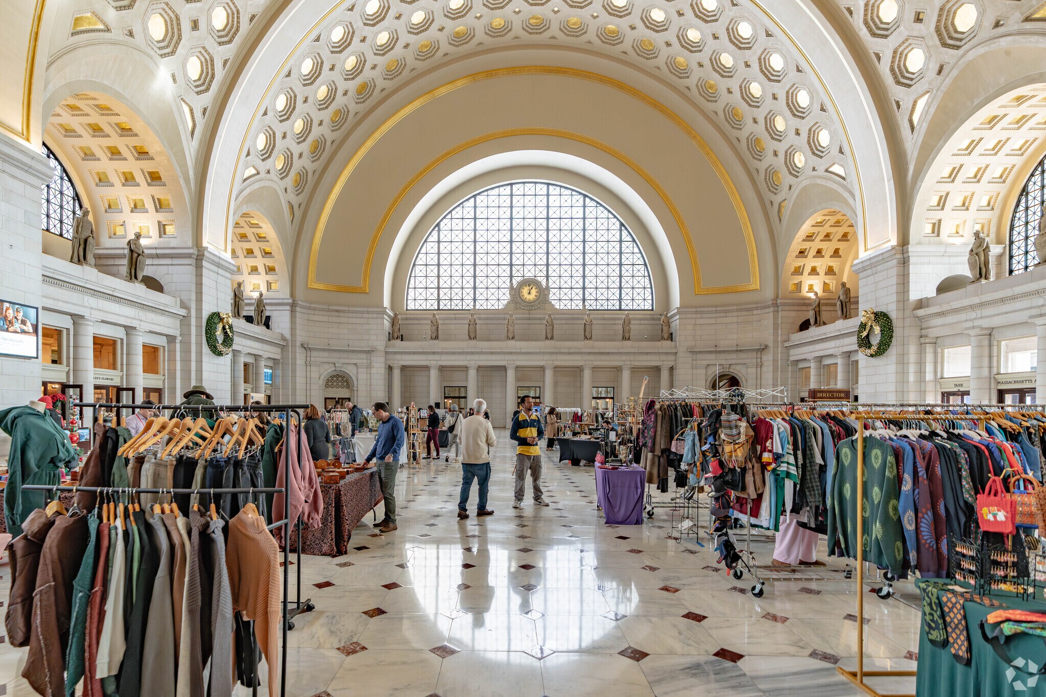 Union station hosts seasonal markets like The Main Hall Holiday Market.