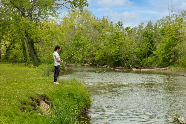 Riverview Park provides fishing on the St. Joseph River for nearby Vineland residents.