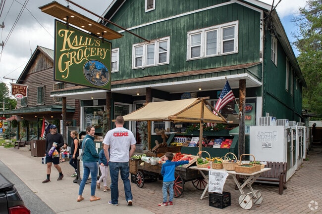 The closest grocery store to Webb is Kalil's Grocery in Inlet, where freshness is best.