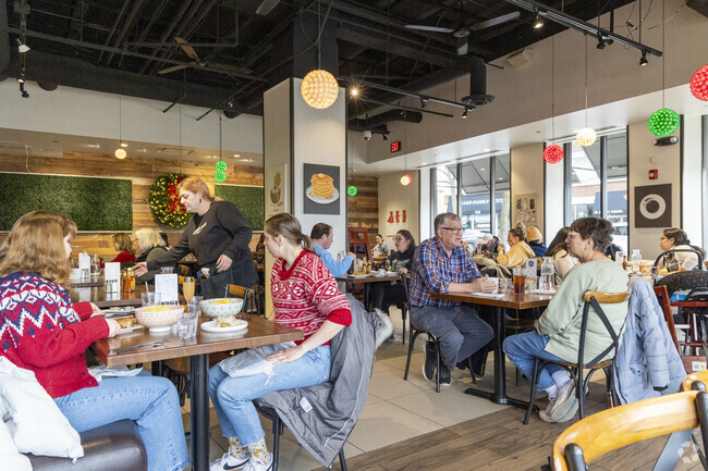 The Stray Hen Cafe is an Elmhurst staple for brunch.