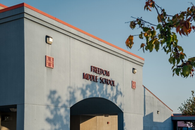 Freedom Middle School is the home of the Falcons.